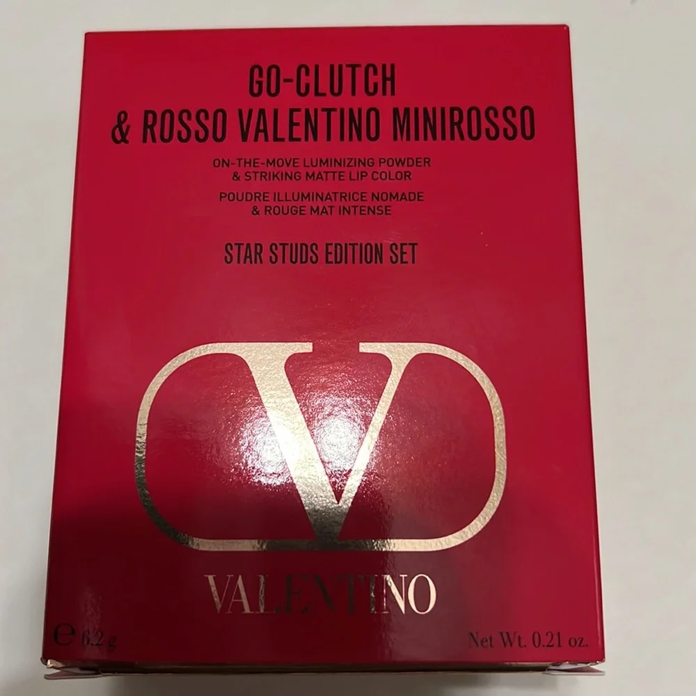 Valentino Go-Clutch Refillable Radiant Setting Powder - Brand New In box